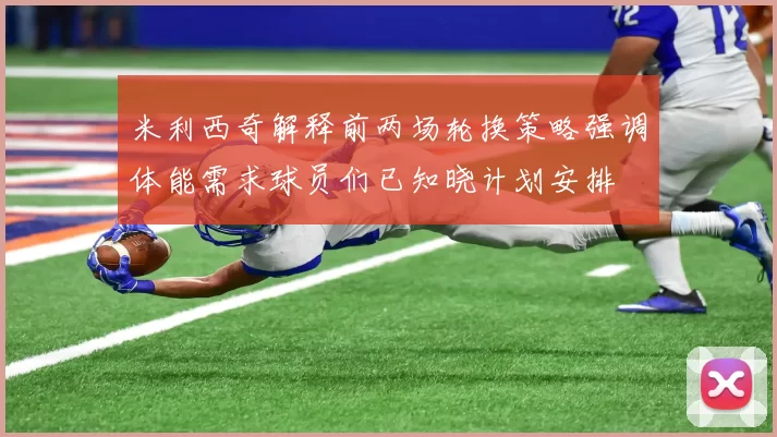 米利西奇解释前两场轮换策略强调体能需求球员们已知晓计划安排